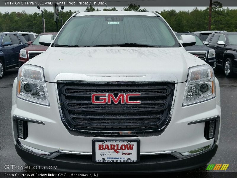 White Frost Tricoat / Jet Black 2017 GMC Terrain SLE AWD