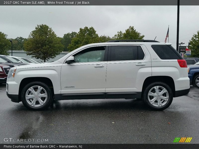 White Frost Tricoat / Jet Black 2017 GMC Terrain SLE AWD