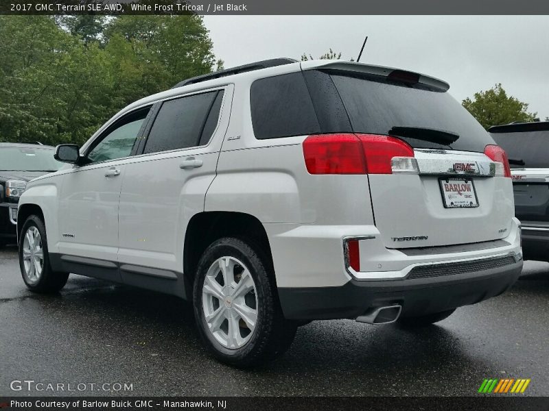 White Frost Tricoat / Jet Black 2017 GMC Terrain SLE AWD