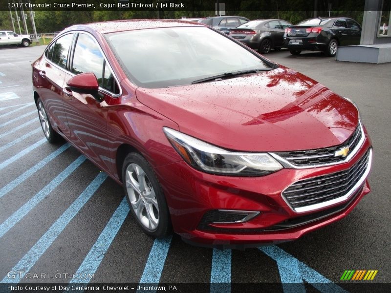 Cajun Red Tintcoat / Jet Black 2017 Chevrolet Cruze Premier