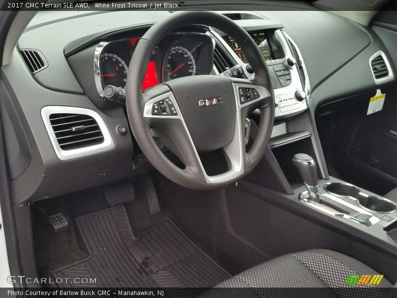 White Frost Tricoat / Jet Black 2017 GMC Terrain SLE AWD