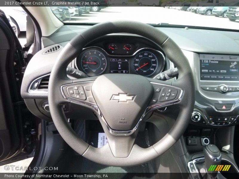 Graphite Metallic / Jet Black 2017 Chevrolet Cruze LT