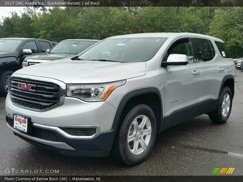 Quicksilver Metallic / Jet Black 2017 GMC Acadia SLE