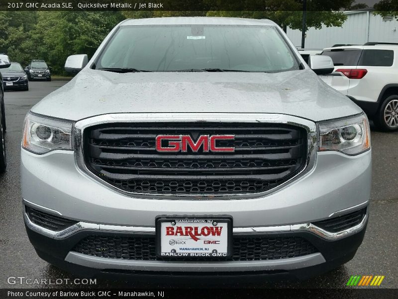 Quicksilver Metallic / Jet Black 2017 GMC Acadia SLE