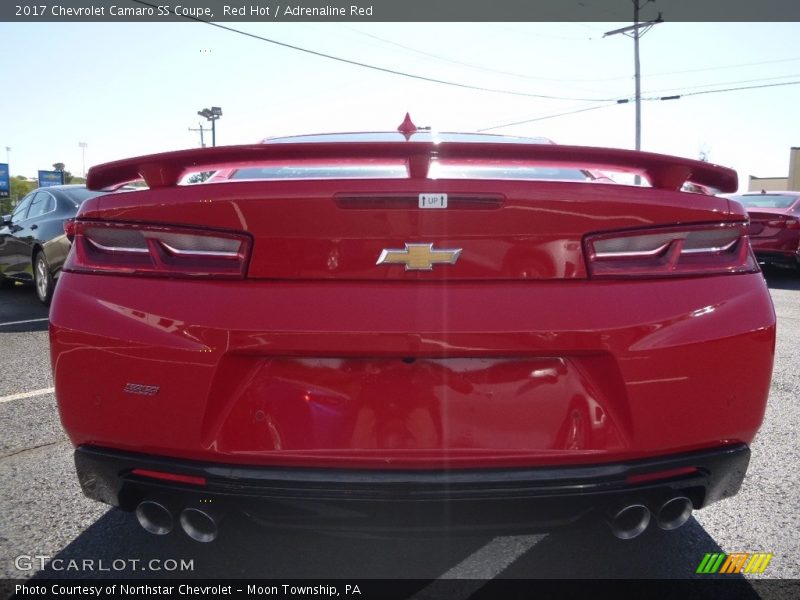 Red Hot / Adrenaline Red 2017 Chevrolet Camaro SS Coupe