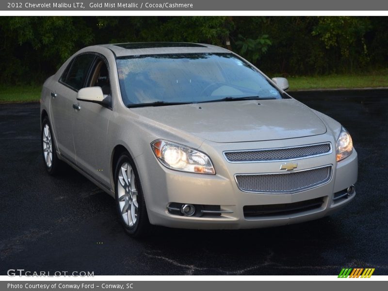Gold Mist Metallic / Cocoa/Cashmere 2012 Chevrolet Malibu LTZ