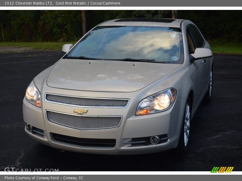 Gold Mist Metallic / Cocoa/Cashmere 2012 Chevrolet Malibu LTZ