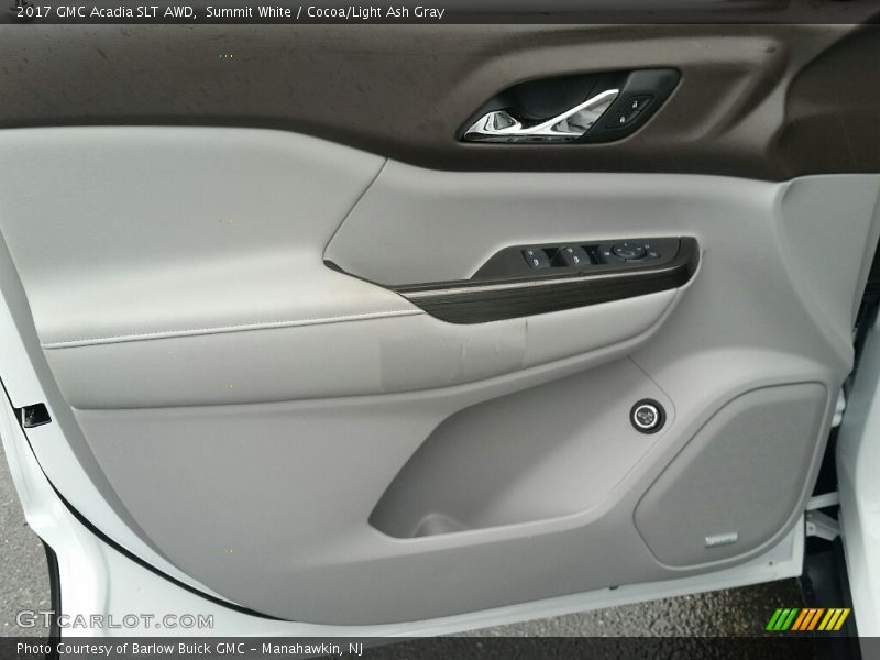 Summit White / Cocoa/Light Ash Gray 2017 GMC Acadia SLT AWD