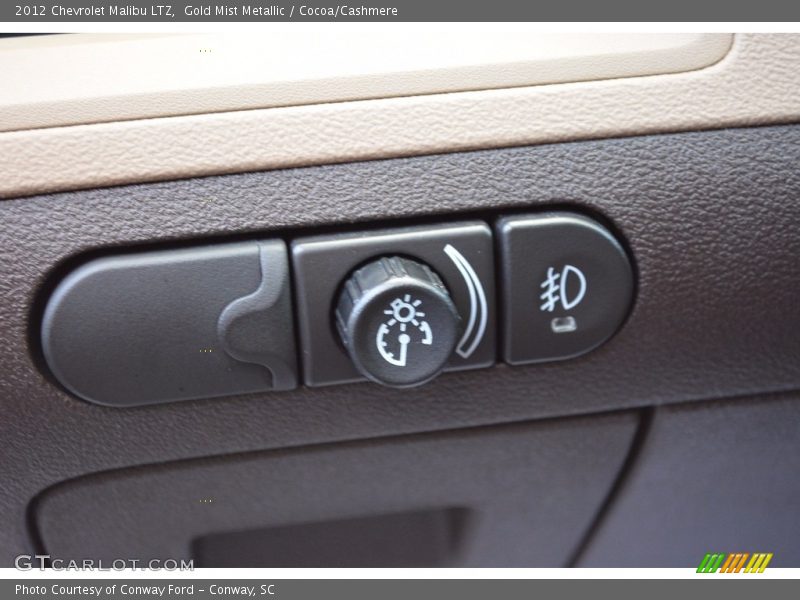 Gold Mist Metallic / Cocoa/Cashmere 2012 Chevrolet Malibu LTZ