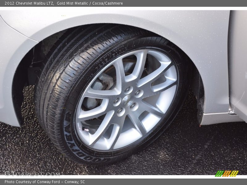 Gold Mist Metallic / Cocoa/Cashmere 2012 Chevrolet Malibu LTZ