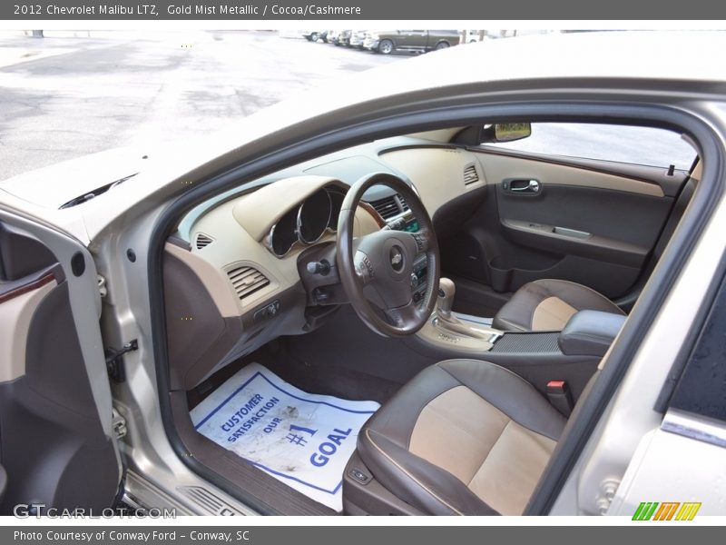 Gold Mist Metallic / Cocoa/Cashmere 2012 Chevrolet Malibu LTZ