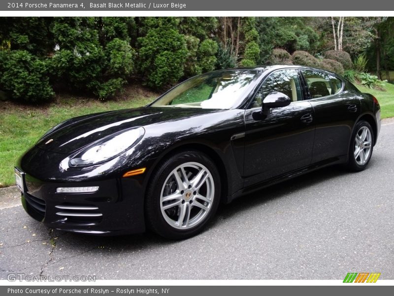 Basalt Black Metallic / Luxor Beige 2014 Porsche Panamera 4