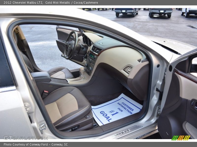 Gold Mist Metallic / Cocoa/Cashmere 2012 Chevrolet Malibu LTZ