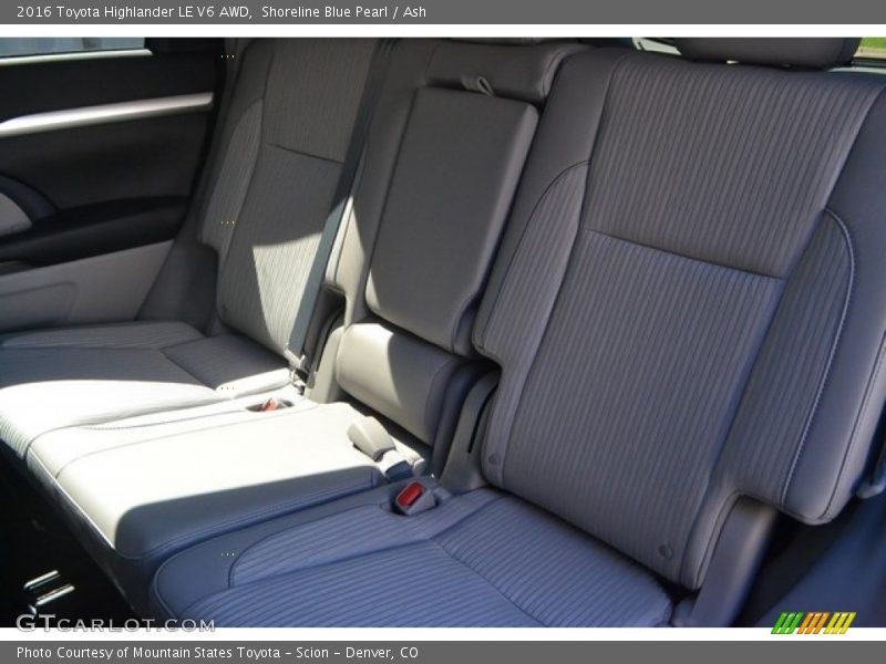 Shoreline Blue Pearl / Ash 2016 Toyota Highlander LE V6 AWD