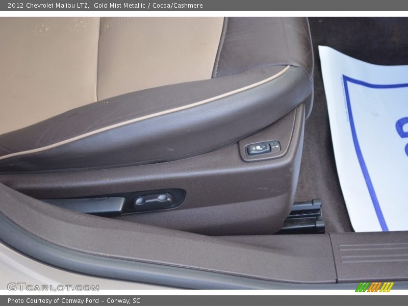 Gold Mist Metallic / Cocoa/Cashmere 2012 Chevrolet Malibu LTZ