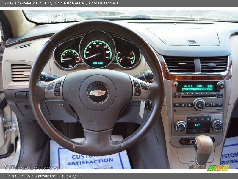 Gold Mist Metallic / Cocoa/Cashmere 2012 Chevrolet Malibu LTZ