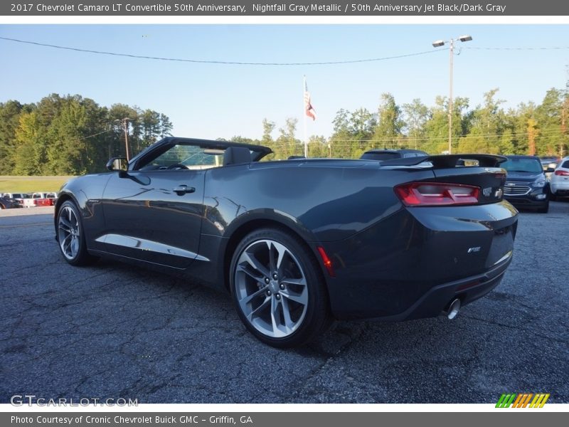 Nightfall Gray Metallic / 50th Anniversary Jet Black/Dark Gray 2017 Chevrolet Camaro LT Convertible 50th Anniversary