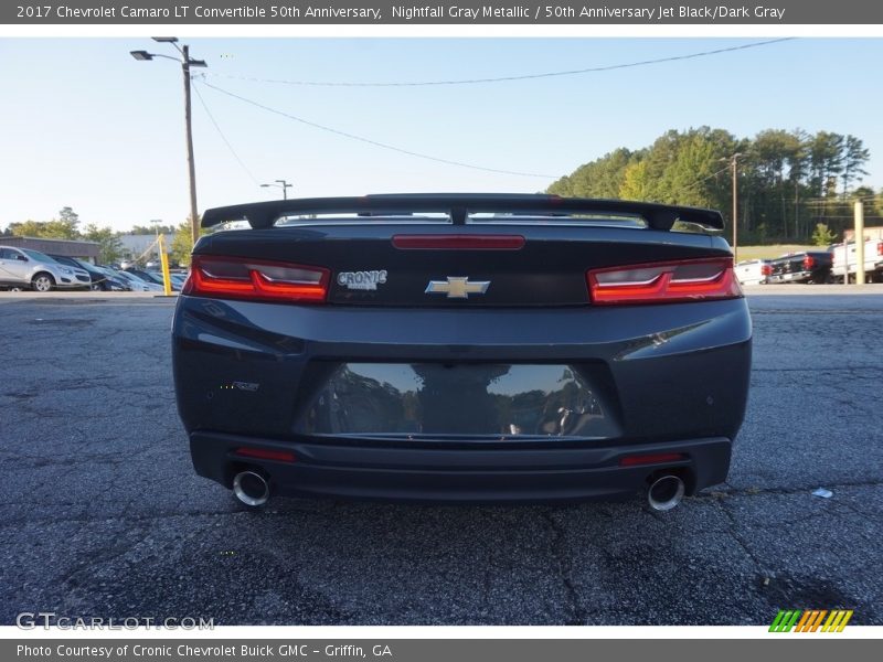 Nightfall Gray Metallic / 50th Anniversary Jet Black/Dark Gray 2017 Chevrolet Camaro LT Convertible 50th Anniversary