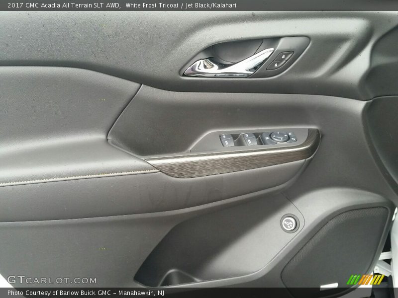 White Frost Tricoat / Jet Black/Kalahari 2017 GMC Acadia All Terrain SLT AWD