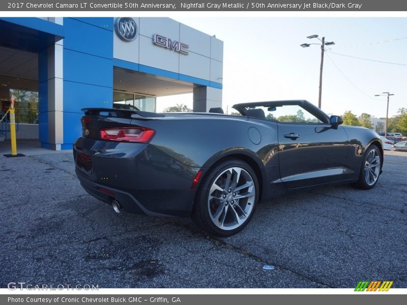 Nightfall Gray Metallic / 50th Anniversary Jet Black/Dark Gray 2017 Chevrolet Camaro LT Convertible 50th Anniversary