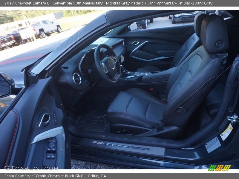 Nightfall Gray Metallic / 50th Anniversary Jet Black/Dark Gray 2017 Chevrolet Camaro LT Convertible 50th Anniversary