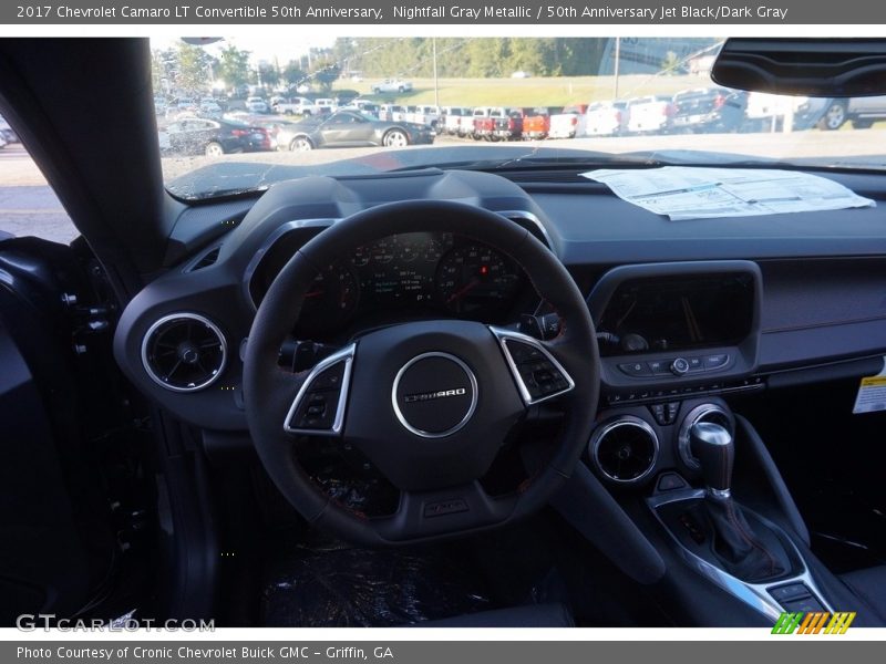 Nightfall Gray Metallic / 50th Anniversary Jet Black/Dark Gray 2017 Chevrolet Camaro LT Convertible 50th Anniversary