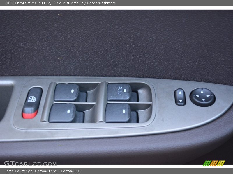 Gold Mist Metallic / Cocoa/Cashmere 2012 Chevrolet Malibu LTZ