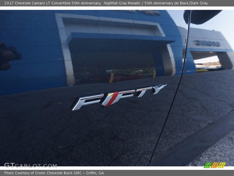 Nightfall Gray Metallic / 50th Anniversary Jet Black/Dark Gray 2017 Chevrolet Camaro LT Convertible 50th Anniversary