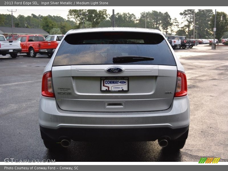 Ingot Silver Metallic / Medium Light Stone 2013 Ford Edge SEL