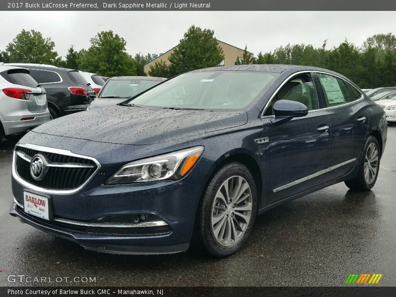 Dark Sapphire Metallic / Light Neutral 2017 Buick LaCrosse Preferred