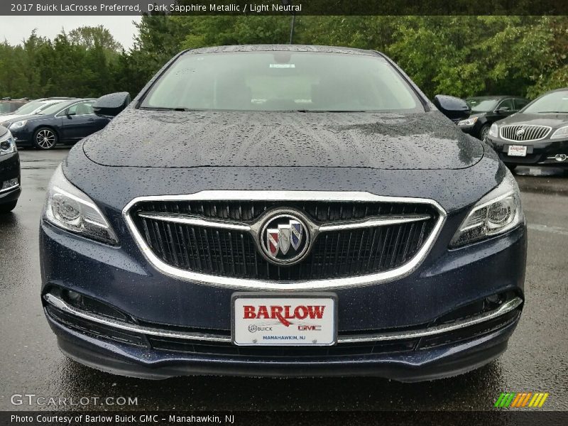 Dark Sapphire Metallic / Light Neutral 2017 Buick LaCrosse Preferred