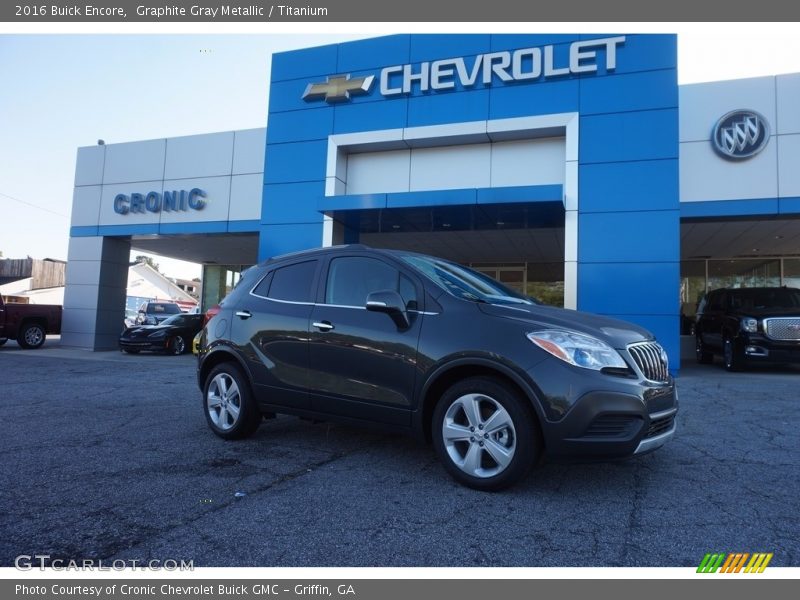 Graphite Gray Metallic / Titanium 2016 Buick Encore