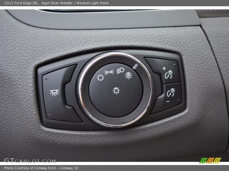 Ingot Silver Metallic / Medium Light Stone 2013 Ford Edge SEL