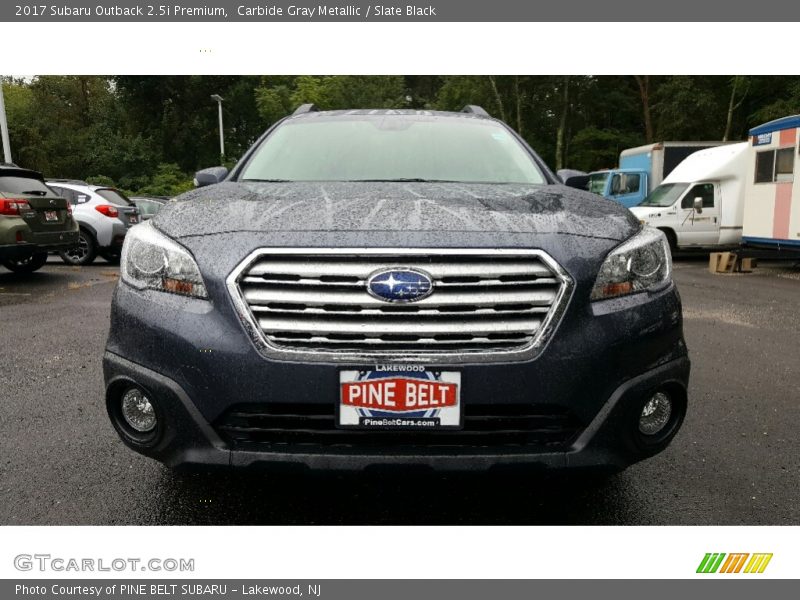 Carbide Gray Metallic / Slate Black 2017 Subaru Outback 2.5i Premium