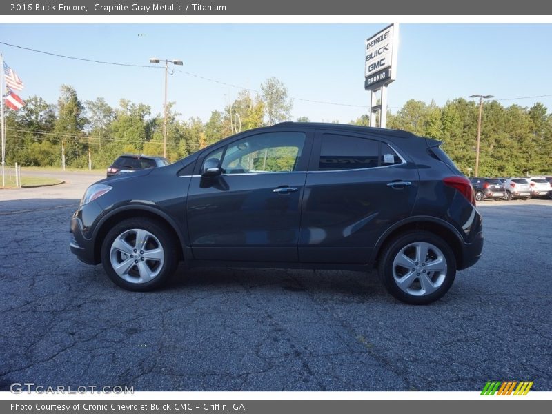 Graphite Gray Metallic / Titanium 2016 Buick Encore
