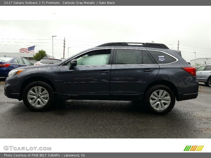 Carbide Gray Metallic / Slate Black 2017 Subaru Outback 2.5i Premium