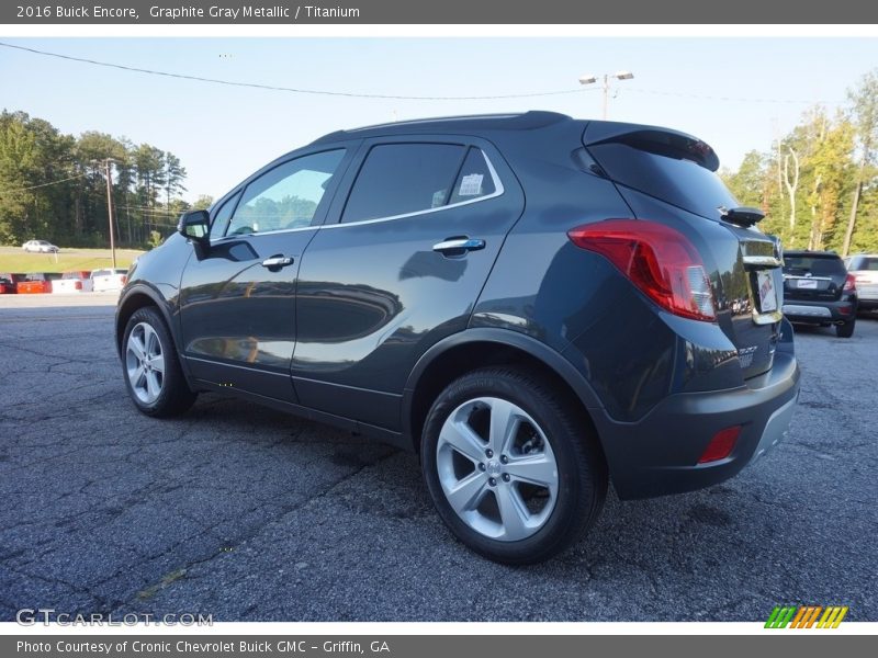 Graphite Gray Metallic / Titanium 2016 Buick Encore