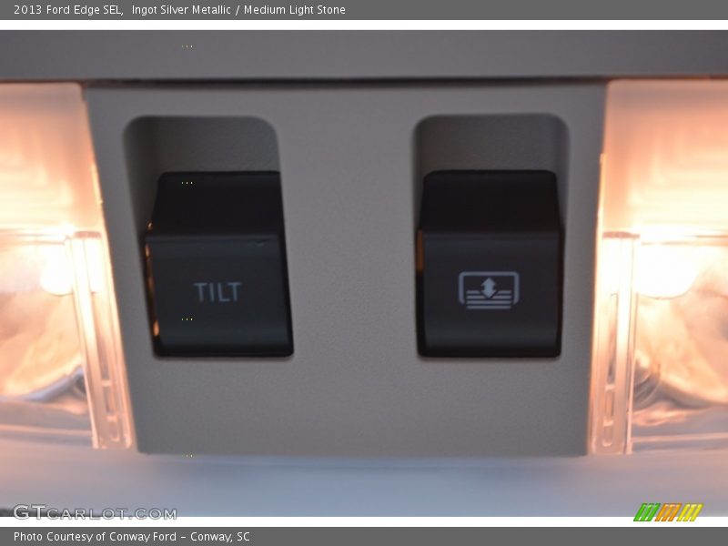 Ingot Silver Metallic / Medium Light Stone 2013 Ford Edge SEL
