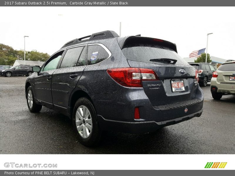 Carbide Gray Metallic / Slate Black 2017 Subaru Outback 2.5i Premium