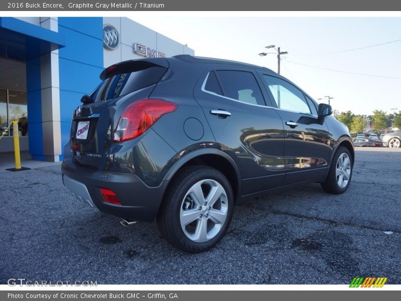 Graphite Gray Metallic / Titanium 2016 Buick Encore