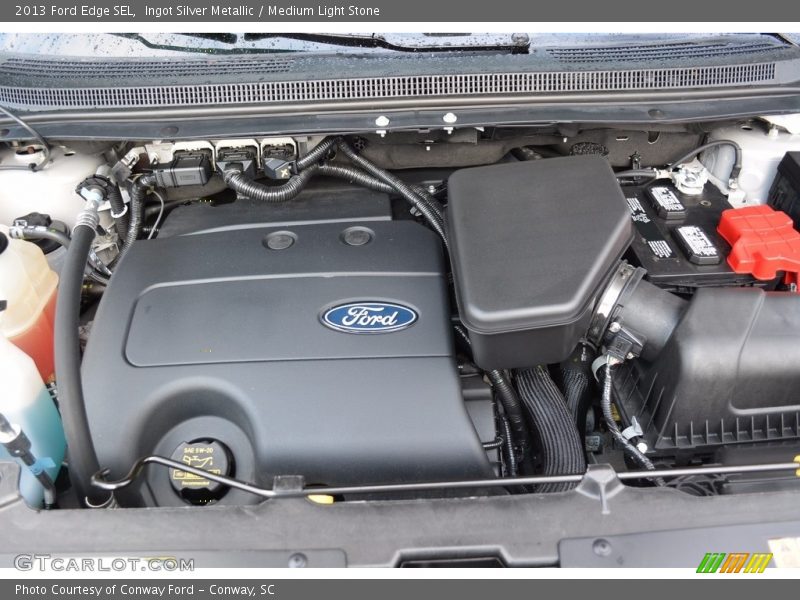 Ingot Silver Metallic / Medium Light Stone 2013 Ford Edge SEL