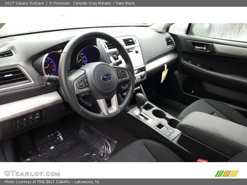 Carbide Gray Metallic / Slate Black 2017 Subaru Outback 2.5i Premium