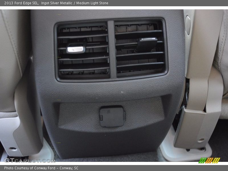 Ingot Silver Metallic / Medium Light Stone 2013 Ford Edge SEL