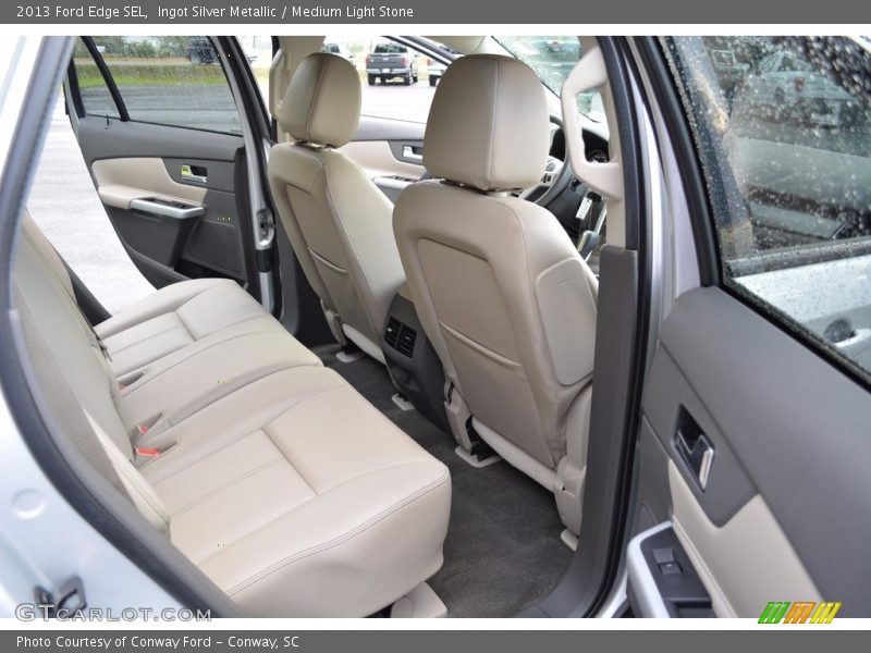 Ingot Silver Metallic / Medium Light Stone 2013 Ford Edge SEL