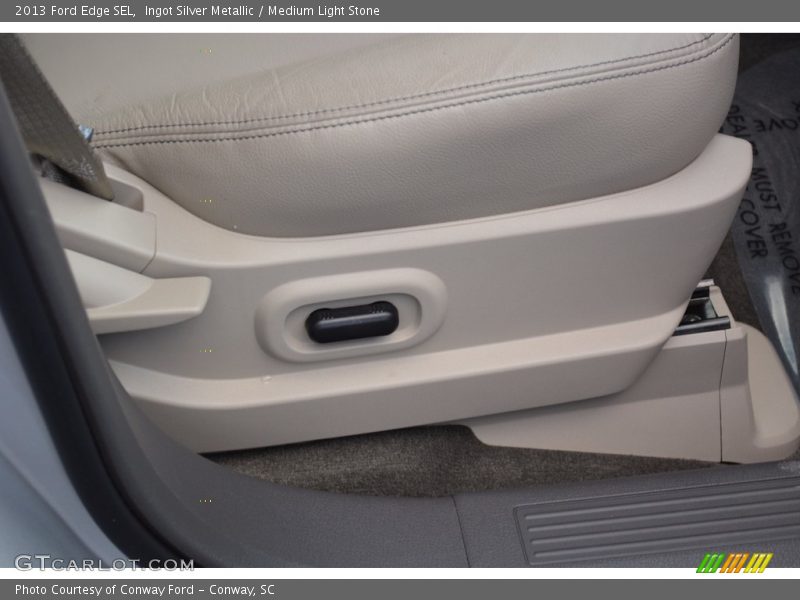 Ingot Silver Metallic / Medium Light Stone 2013 Ford Edge SEL