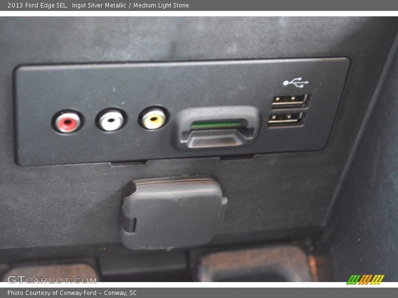 Ingot Silver Metallic / Medium Light Stone 2013 Ford Edge SEL