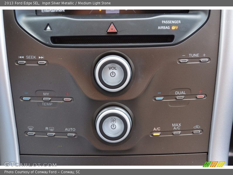 Ingot Silver Metallic / Medium Light Stone 2013 Ford Edge SEL