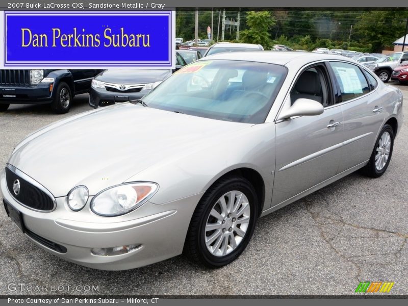 Sandstone Metallic / Gray 2007 Buick LaCrosse CXS
