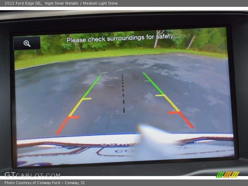 Ingot Silver Metallic / Medium Light Stone 2013 Ford Edge SEL