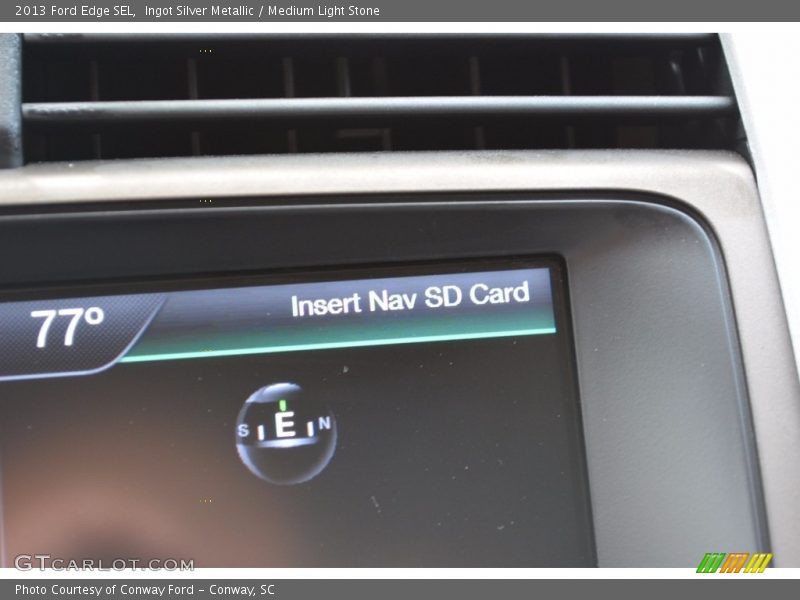 Ingot Silver Metallic / Medium Light Stone 2013 Ford Edge SEL